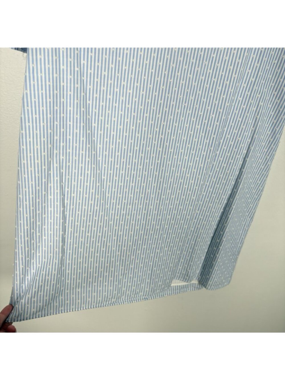 Lilly Pulitzer Wmn 12 Blue Peri Tint Yarn Dye Stripe With Clip Dots Ginger Dress - Picture 4 of 12